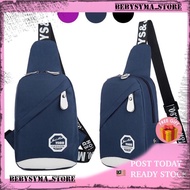 BS 37 Korean Fashion Premium Canvas Casual Men Cross Body Shoulder Bag