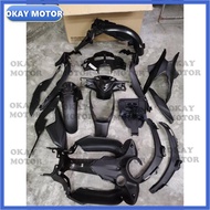 100% ORIGINAL HLY SRL115-FI LAGENDA 115FI BODY COVER SET COVER HITAM MATT cover INNER SET LAGENDA115