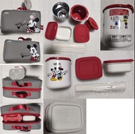Disney Mickey Minnie Mouse Thermos 膳魔師 保温飯壺 便當盒 筷子連保温手挽袋