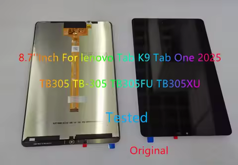 New 8.7''Inch For lenovo Tab K9 Tab One 2025 TB305 TB-305 TB305FU TB305XU LCD Display Touch Screen D