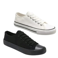 Canvas Sneakers Men Women Unisex Low Top Uniform School Shoes Kasut Sekolah