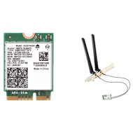 Wi-Fi 6 AX201 M.2 Key E CNVio 2 Wifi Card Dual Band 3000Mbps Wireless for Bluetooth 5.0