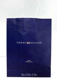High Quality Tommy Paper bag Gift Bag (9in x 3in x 12in)