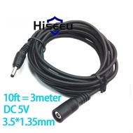 IP Camera Power Adapter Plug 3 Meter extend extension Cable 5V 2A 3.5MM