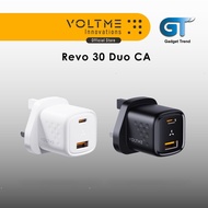 VOLTME Revo 30 Duo CA | PD30W | USB-C & USB-A Ports | UK Plug | GaN Charger