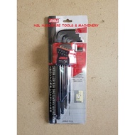 JBPA9B 9PCS BALL POINT ALEEN KEY (BLACK)