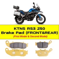 KTNS RS3 250/ZONGSHEN RS3 Front & Rear Brake Pad