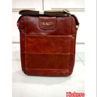 Kickers Leather Sling Bag