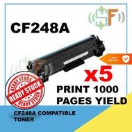 5 UNITS CF248A CF248 248A 48A 248 48A 248 Compatible Toner Cartridge