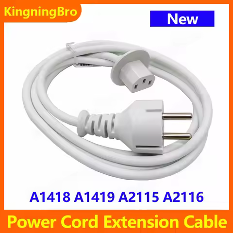 New EU UK US Plug A1418 A1419 A2115 A2116 Power Cord Cable For Apple iMac 21.5" 27" Europe US UK Cha