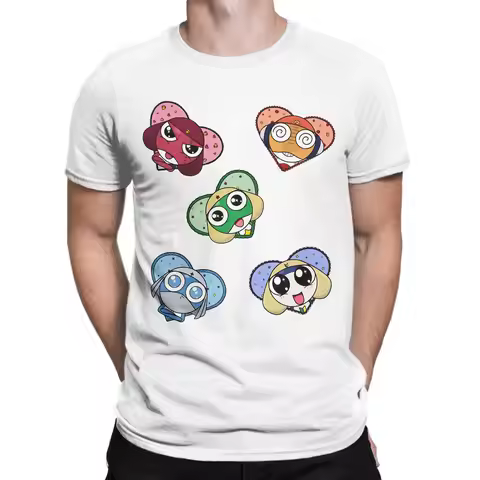 Space Sgt Frog Keroro Giroro in Love Men Women T Shirts Tee Shirt Short Sleeve T-Shirt Pure Cotton G