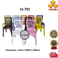 3V Ez-701/Ez-7019 Plastic Chair|Side Chair|Dining Chair|Kerusi Plastik|Kerusi Sandar|Kerusi Tebal