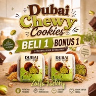 (BUY 1 GET 1 FREE) Dubai Chewy Chookies Pistachio Chocolate Premium Cruncy Mochi Dubai Soft Chocolat