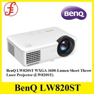 BenQ LW820ST WXGA 3600-Lumen Short-Throw Laser Projector (LW820ST)