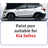 Paint pen suitable for Kia Seltos paint pen pearl white leap red gray original car paint artifact to