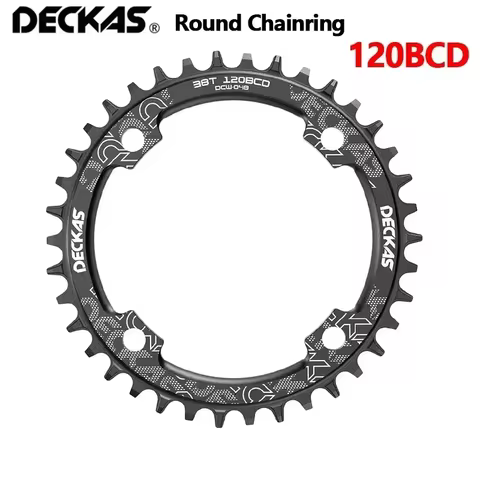 Bike Chainring 120BCD Round Chainring Diameter Deckas 120MM 36T 38T 40T 42T 44T 1PCS Fit For SRAM Cr