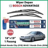 Honda City (SY8) 96-02 / Honda Civic (SO4) - Bosch Advantage 19˝+18˝ BA1918