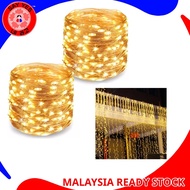 SayYes Lampu 100 LED 10M Fairy Lights Twinkle Starry Lights Decorative String Lights for Home Bedroo