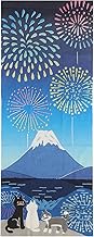 Japatra 39301501 Tenugui Tenugui Unisex 39301514A, Navy (A) Mt. Fuji in Summer, Approx. Width 13.4 x