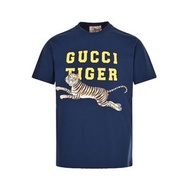 義大利奢侈時裝品牌Gucci老虎字母印花短袖T恤 代購非預購