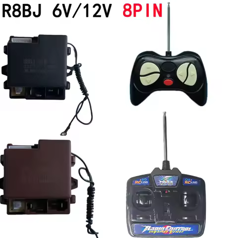 R8BJ-27M-6V R8BV R8BJ-27M-12V Children's Electric Ride on Car 27mhz Remote Control Box Receiver Moth