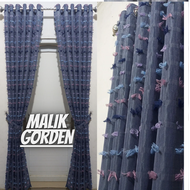 Gorden Jendela Pintu Kamar Rumah Vitrase Ruby Transparan Model Smokring