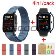 4in1 for Xiaomi Huami Amazfit GTS Strap + Amazfit GTS Case Cover with 2 Screen Protector