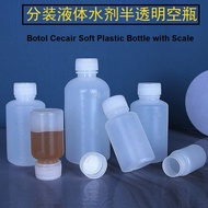 Botol Cecair Soft Plastic Bottle with Scale 30ml,60ml Botol Kosong