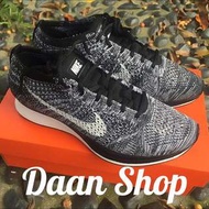 Nike Flyknit Racer Oreo 編織 飛織 雪花 黑白