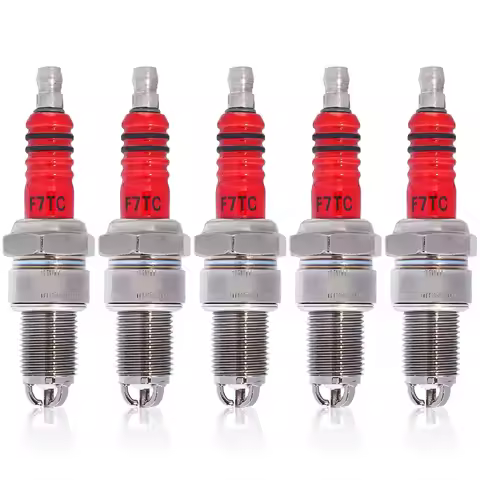 Pack-of-5 Spark Plug for F7TC BP7ES L14YC N14YC W5D1 Generator Chinese Gas168F 168FA 168FB 170F 173F