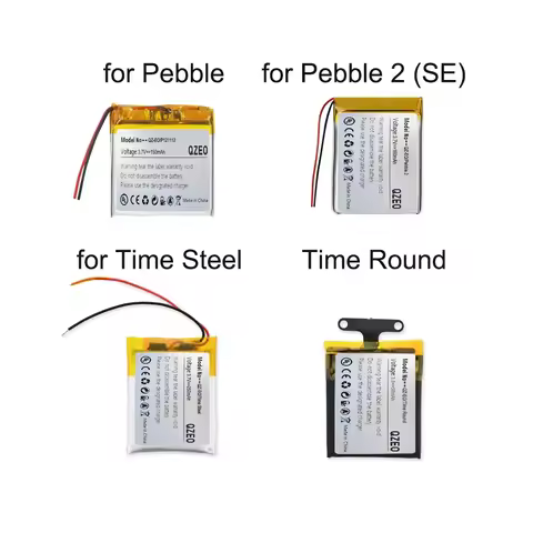 Replacement Battery for Pebble E-Paper P121112 2 (SE) Time Round Steel Smartwatch Repair