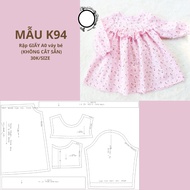 PAPER SHEET A0 BABY DRESS K94 (NOT A PAPER)