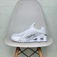 [✅Baru] Sepatu Nike Shox R4 White Silver