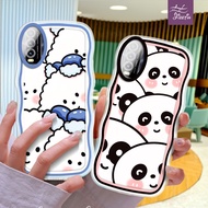 Art Line Panda Rabbit Casing ph Strange Shape for for vivo Y19 Y17 Y15/A/C/S Y12/S/A Y11S Y10 Y7S Y5S Y3 Y1S Y01 4G/5G soft case Cute Girl Cute Mobile Phone plastic