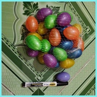◚ ❇ ▫ easter egg/party eggs(1.5")(30pcs.)kasize ng itlog ng pugo