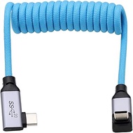 USB Type C USB-C 20Gbps PD 100W 4K 60p Cable for Samsung SSD BMPCC 6K GH6 ZCAM R5 R6 Mark II A7C FX3