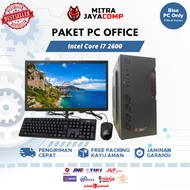 PC Rakitan Fullset Core i7 2600 Ram 8GB HDD - SSD komputer full set murah cocok untuk komputer kanto