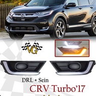 DRL CRV TURBO 2015 - 2021 LED COVER FOGLAMP DRL CRV TURBO DRL FOGLAMP CRV 2015 - 2021