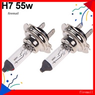 [FM] 2Pcs H1/H4/H7 55W/100W Xenon Gas Halogen Headlight White Lamps 12V 5000K Bulbs
