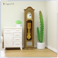 Eigell Miniature Floor Clock 1:12 Scale Grandfather Clock Room Scene Decoration