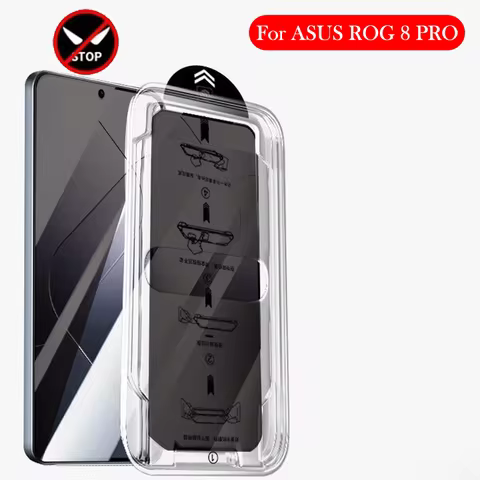 2PC Privacy Tempered Glass For Asus Rog 8 Pro Dust-free Installation Film Screen Protector for ASUS 