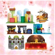 San-ei Trading Super Mario Figure Collection Play Set “Mushroom Kingdom” “Castle Stage” “Bowser's Ca