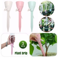 **包郵** [3件裝][粉紅色/綠色/白色] 自動澆花器 滴水器 花盆滴灌 [平行進口] YY3242