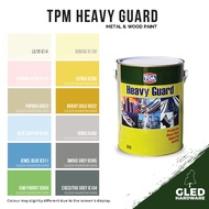 Metal & Wood Paint - TOA Heavy Guard (1L & 5 Litre) - Cat Kayu & Besi ( Cat Kilat / Minyak )