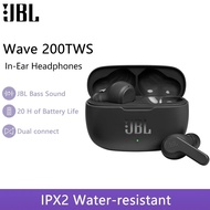 Original  JBL Wave 200TWS Bluetooth 5.0 Earphones W200TWS True Wireless Stereo Earbuds Deep Bass Sound Sports headset