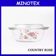 PYREX 1.4L/2.0L CASSEROLE WITH LID  HEAT RESISTANT TEMPERED GLASS/ BAKING DISH / BOROSILICATE GLASS 