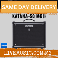 Boss Katana 50 MkII - 50 watt, 1x12 inch Combo Guitar Amplifier 100/50/0.5 Power Cord included (Katana50/Katana 50/KTN-50/MK2)