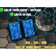 [ 1 bag ] FRONT CAT EYE FOR SH 350i / FRONT MAT ZHIPAT MOTO ART CUSTOM BLUE WAVE 3D MOUNTED SH 125i 