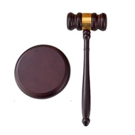 Wooden Hammer / JudgeS Hammer / Auction Hammer With Sound Block / Wooden Gavel And Block Set