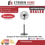 EuropAce Twin Turbo Power Stand Fan EPF 7183U